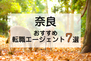 奈良のおすすめ転職エージェント7選！利用すべき転職エージェントの選び方