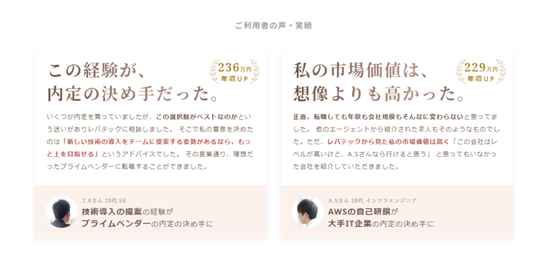 レバテックキャリア面談_内容